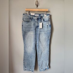 Judy Blue Straight Leg Mid Rise Jeans Size 14W NWT